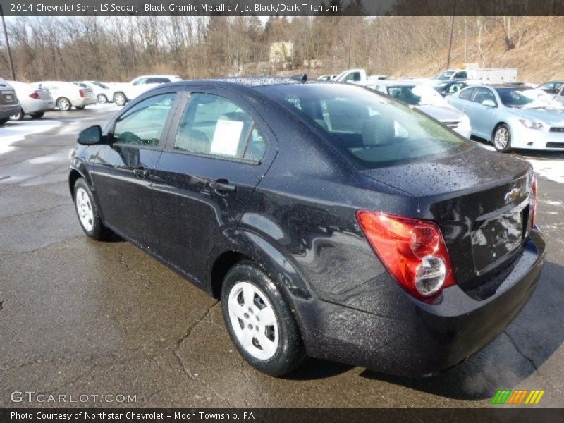 Black Granite Metallic / Jet Black/Dark Titanium 2014 Chevrolet Sonic LS Sedan