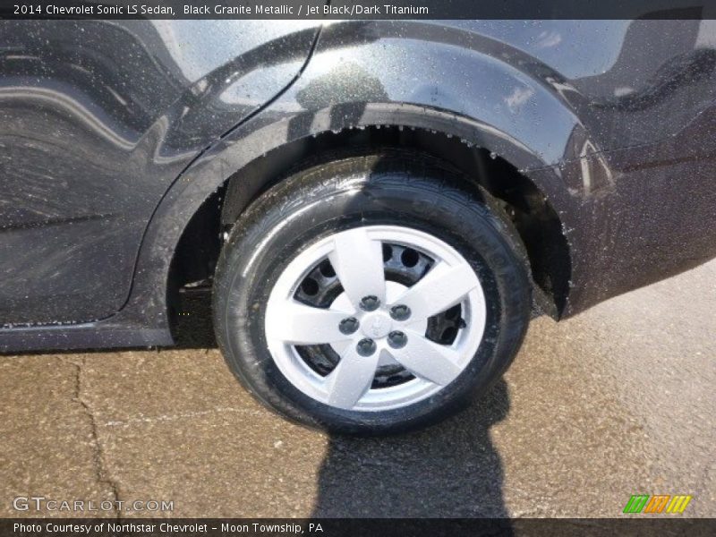 Black Granite Metallic / Jet Black/Dark Titanium 2014 Chevrolet Sonic LS Sedan