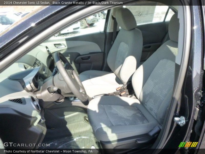 Black Granite Metallic / Jet Black/Dark Titanium 2014 Chevrolet Sonic LS Sedan