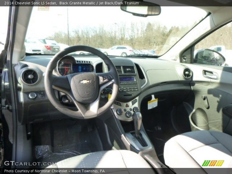 Black Granite Metallic / Jet Black/Dark Titanium 2014 Chevrolet Sonic LS Sedan