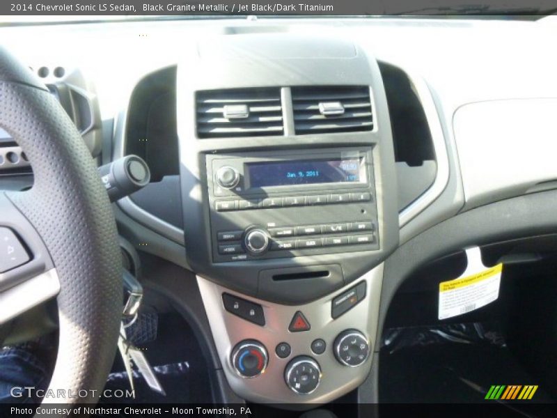 Black Granite Metallic / Jet Black/Dark Titanium 2014 Chevrolet Sonic LS Sedan
