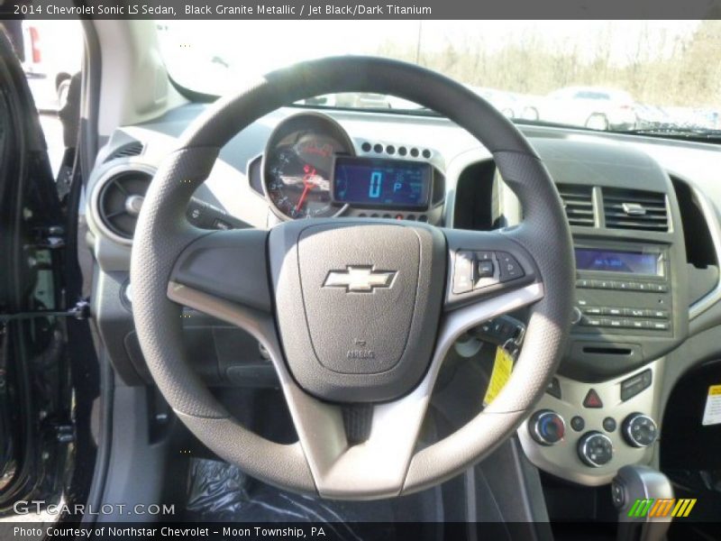 Black Granite Metallic / Jet Black/Dark Titanium 2014 Chevrolet Sonic LS Sedan