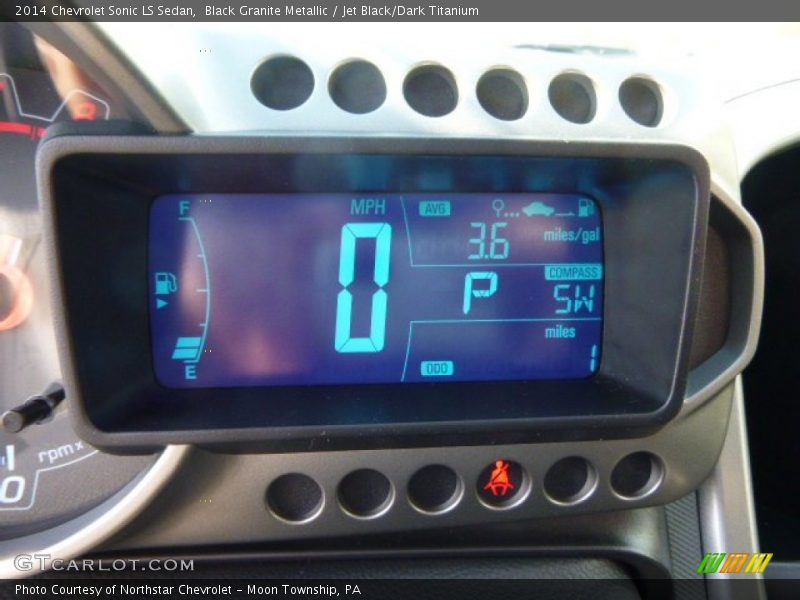 Black Granite Metallic / Jet Black/Dark Titanium 2014 Chevrolet Sonic LS Sedan