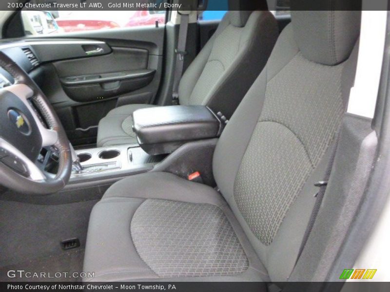 Gold Mist Metallic / Ebony 2010 Chevrolet Traverse LT AWD