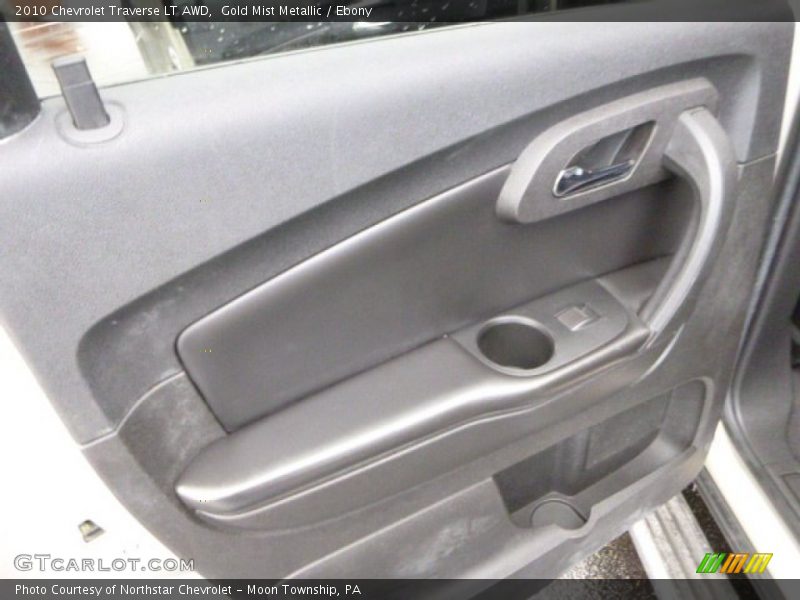 Gold Mist Metallic / Ebony 2010 Chevrolet Traverse LT AWD