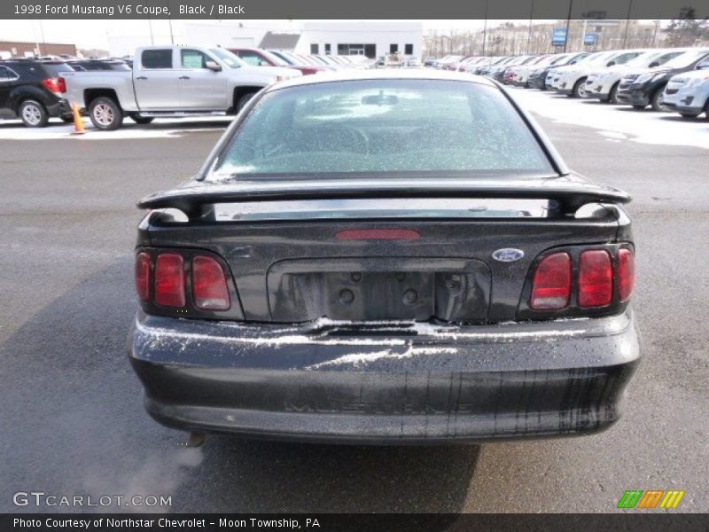 Black / Black 1998 Ford Mustang V6 Coupe