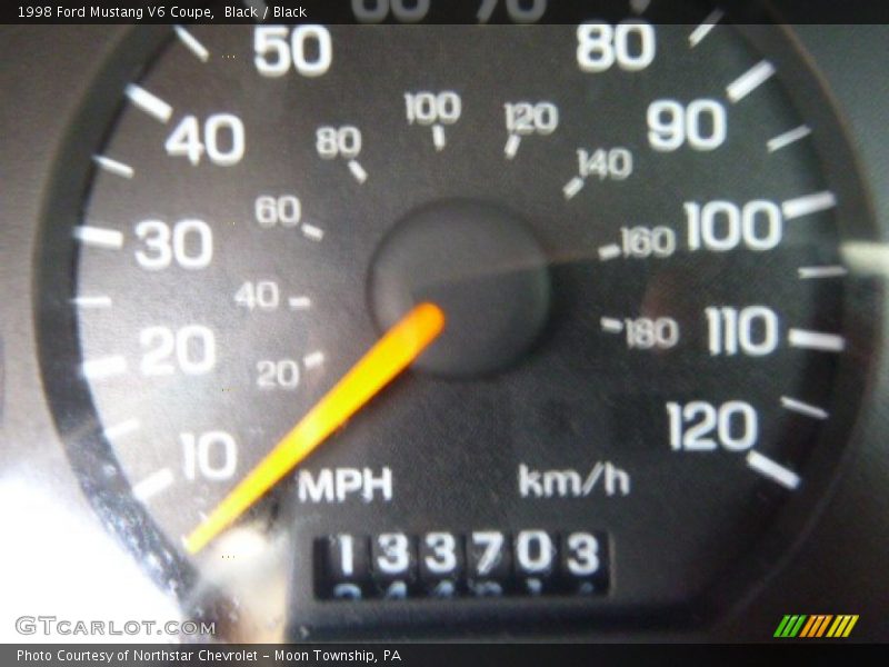 Black / Black 1998 Ford Mustang V6 Coupe
