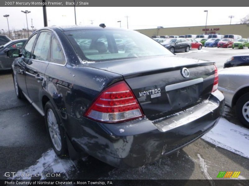 Black / Shale 2007 Mercury Montego Premier