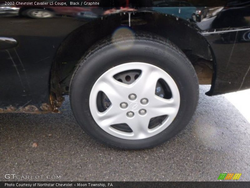 Black / Graphite 2002 Chevrolet Cavalier LS Coupe