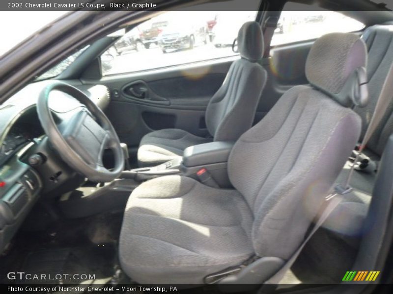 Black / Graphite 2002 Chevrolet Cavalier LS Coupe