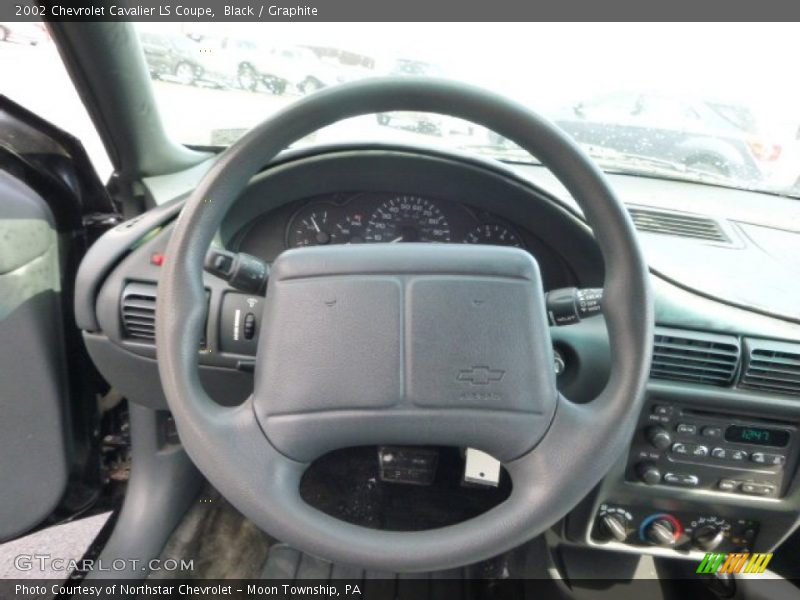 Black / Graphite 2002 Chevrolet Cavalier LS Coupe