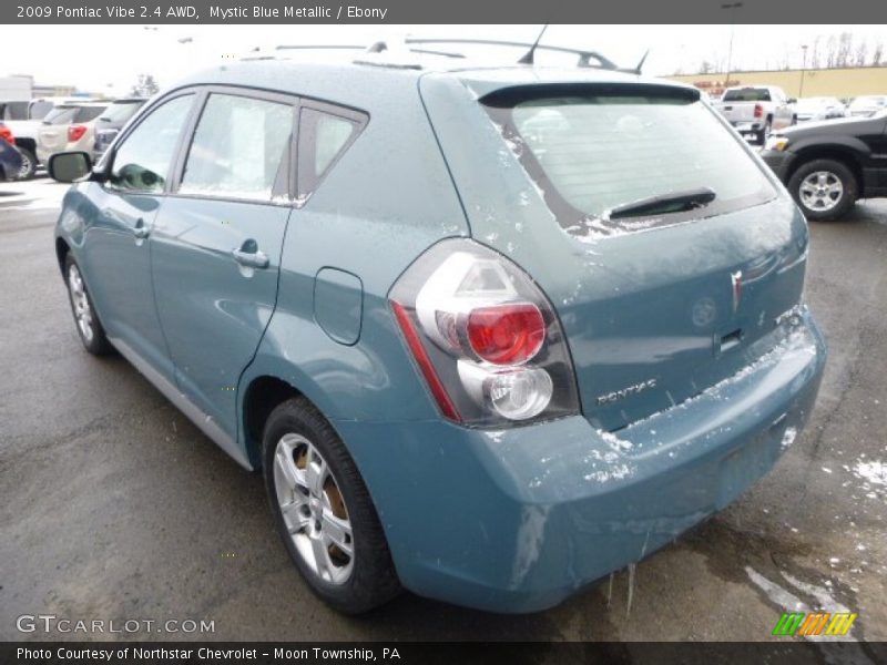 Mystic Blue Metallic / Ebony 2009 Pontiac Vibe 2.4 AWD