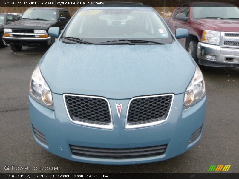 Mystic Blue Metallic / Ebony 2009 Pontiac Vibe 2.4 AWD