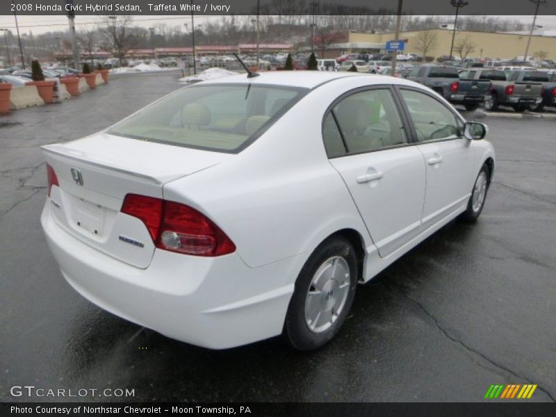 Taffeta White / Ivory 2008 Honda Civic Hybrid Sedan