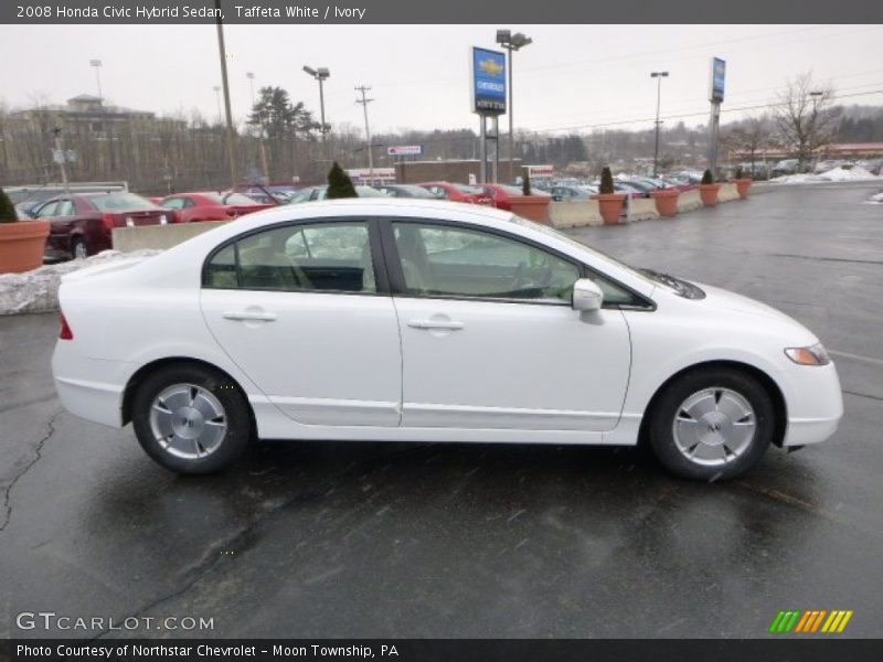 Taffeta White / Ivory 2008 Honda Civic Hybrid Sedan