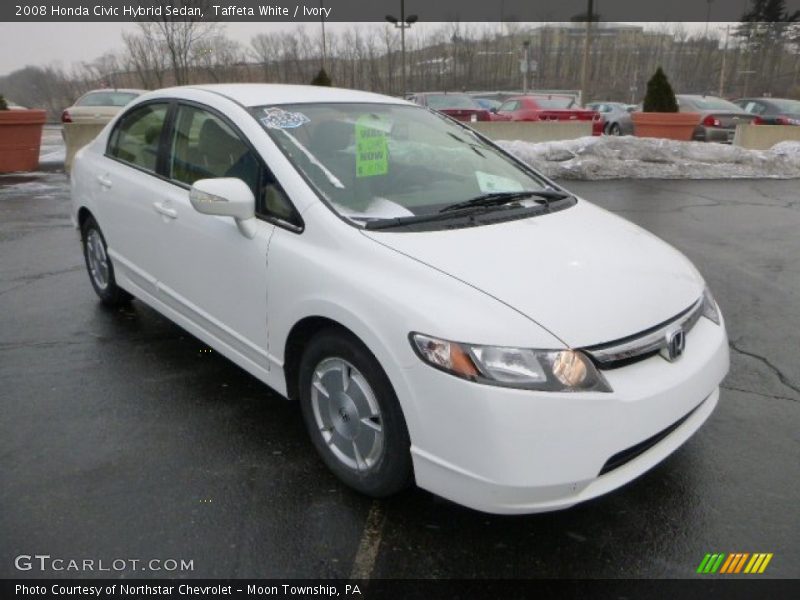 Taffeta White / Ivory 2008 Honda Civic Hybrid Sedan