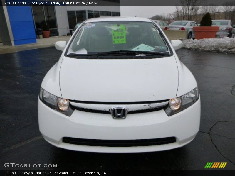 Taffeta White / Ivory 2008 Honda Civic Hybrid Sedan
