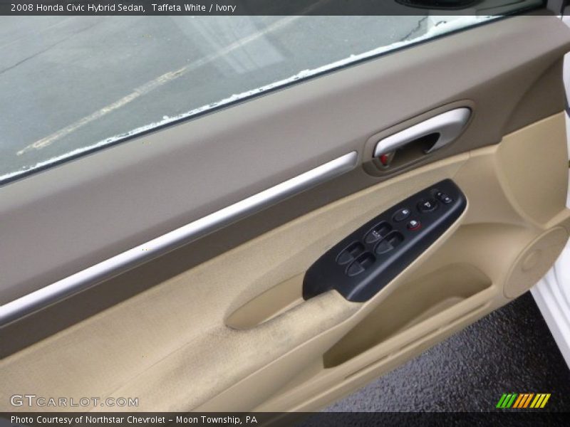 Taffeta White / Ivory 2008 Honda Civic Hybrid Sedan