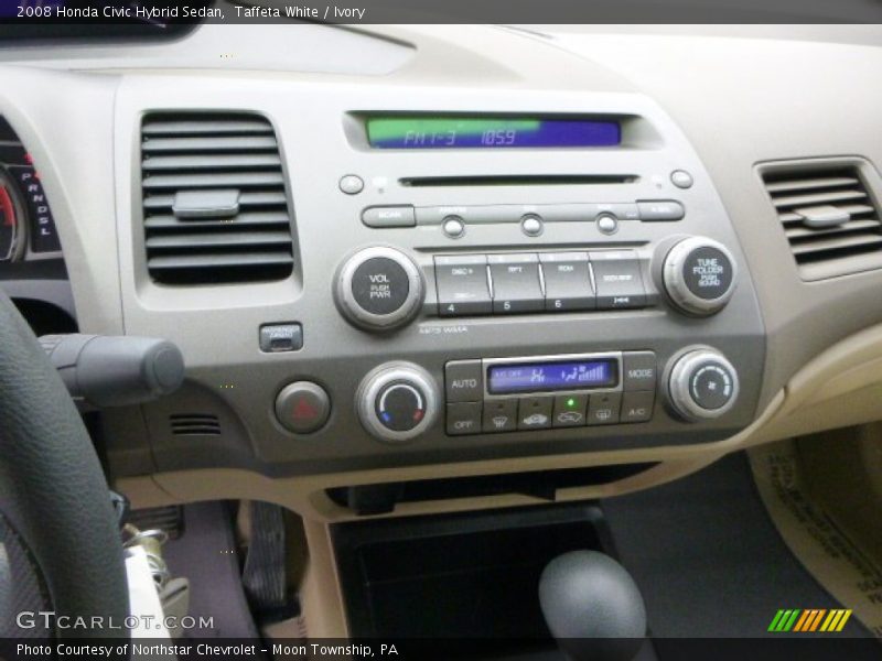 Taffeta White / Ivory 2008 Honda Civic Hybrid Sedan
