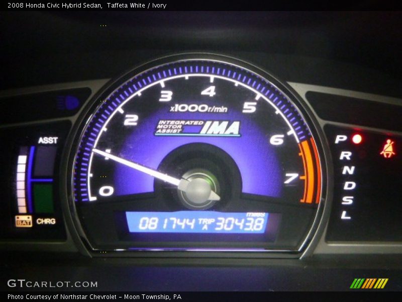 Taffeta White / Ivory 2008 Honda Civic Hybrid Sedan