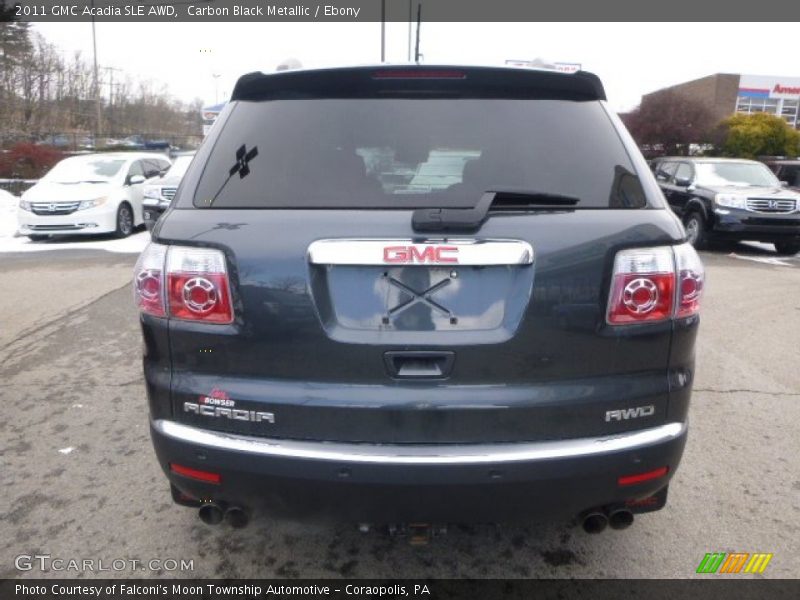Carbon Black Metallic / Ebony 2011 GMC Acadia SLE AWD