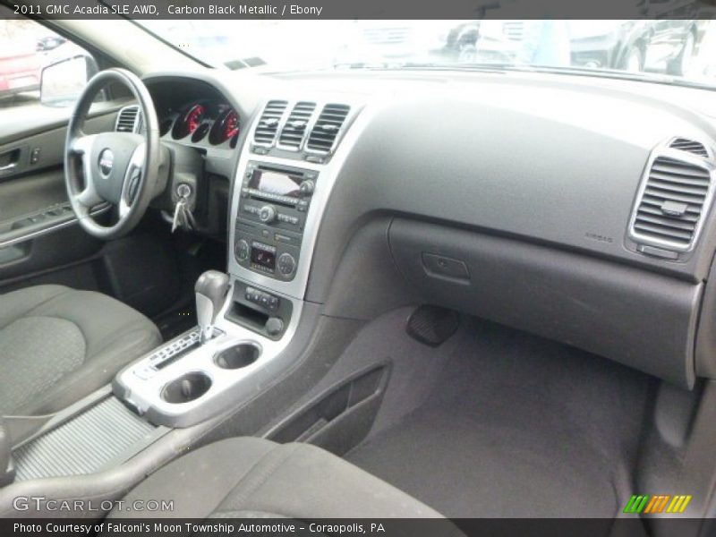 Carbon Black Metallic / Ebony 2011 GMC Acadia SLE AWD