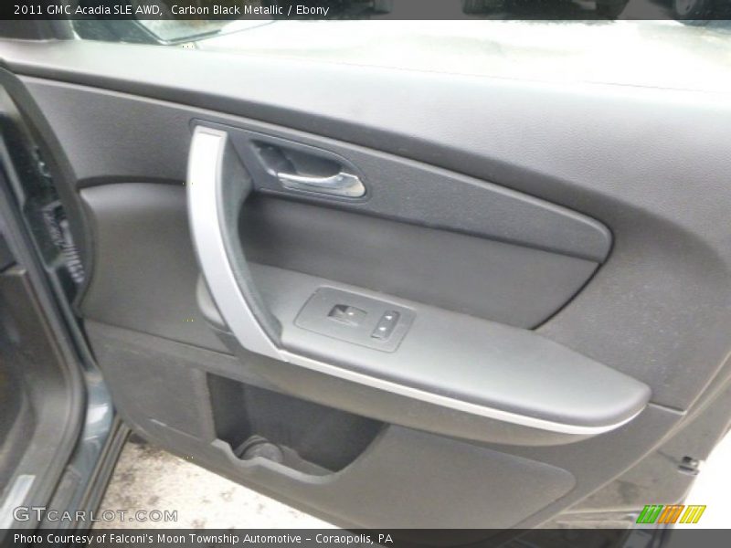 Carbon Black Metallic / Ebony 2011 GMC Acadia SLE AWD