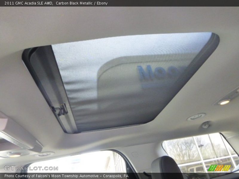Carbon Black Metallic / Ebony 2011 GMC Acadia SLE AWD