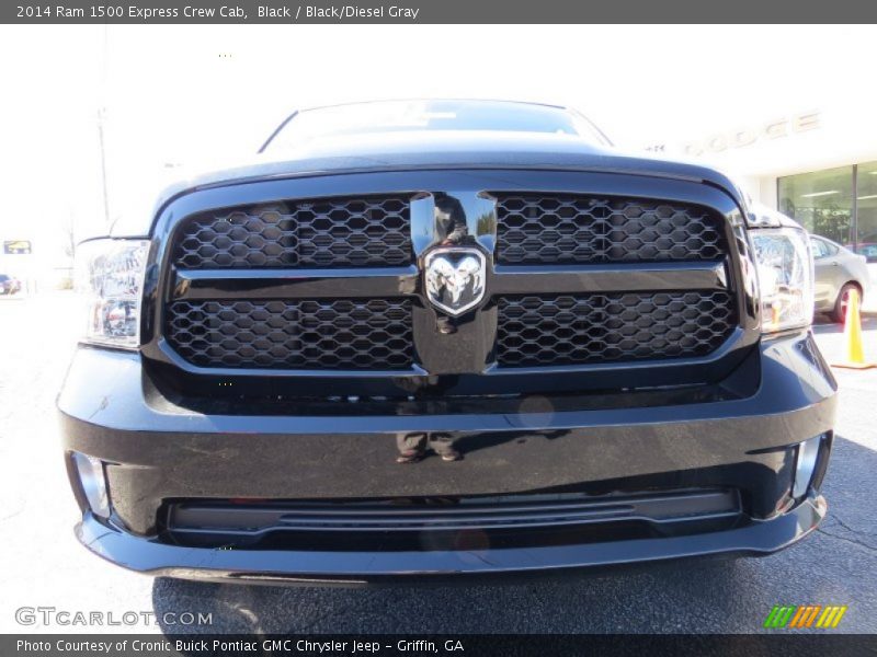 Black / Black/Diesel Gray 2014 Ram 1500 Express Crew Cab