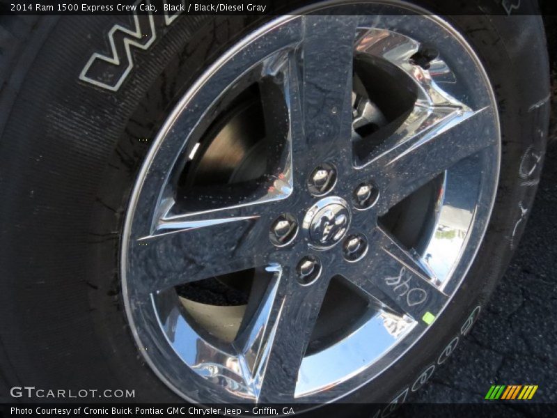 Black / Black/Diesel Gray 2014 Ram 1500 Express Crew Cab