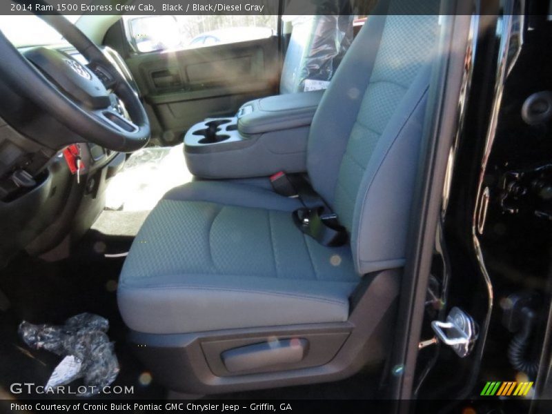 Black / Black/Diesel Gray 2014 Ram 1500 Express Crew Cab