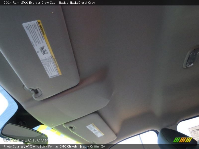 Black / Black/Diesel Gray 2014 Ram 1500 Express Crew Cab
