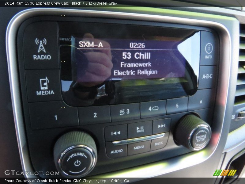 Black / Black/Diesel Gray 2014 Ram 1500 Express Crew Cab