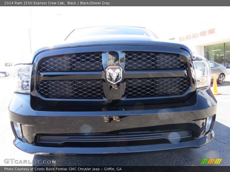 Black / Black/Diesel Gray 2014 Ram 1500 Express Crew Cab