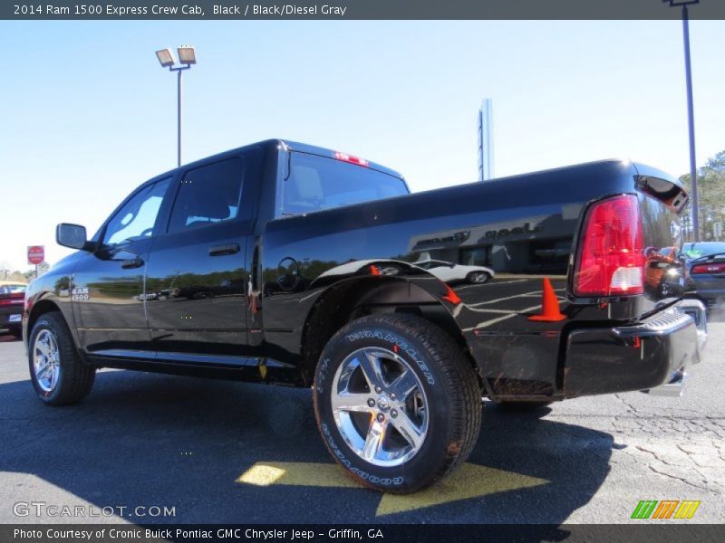 Black / Black/Diesel Gray 2014 Ram 1500 Express Crew Cab