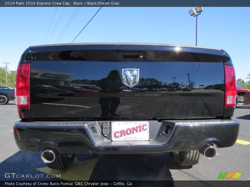 Black / Black/Diesel Gray 2014 Ram 1500 Express Crew Cab