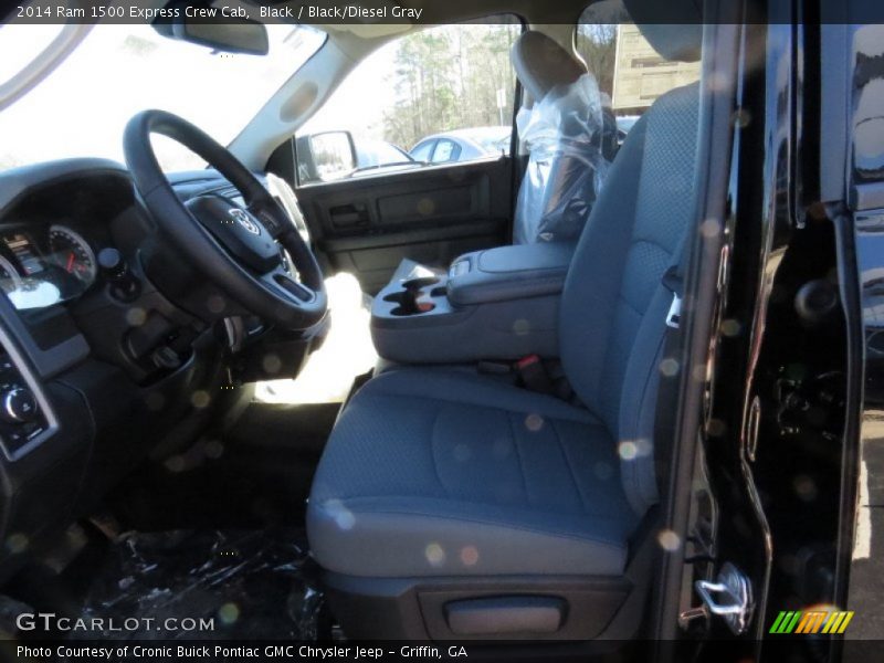 Black / Black/Diesel Gray 2014 Ram 1500 Express Crew Cab