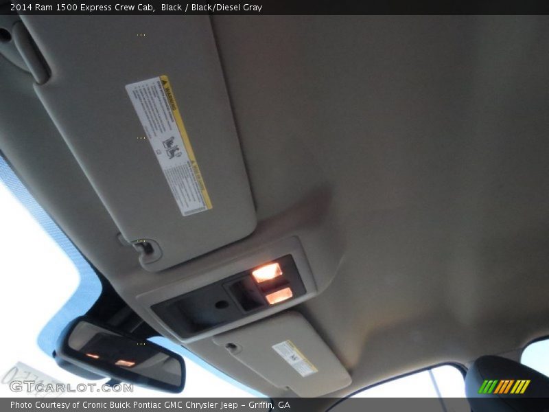 Black / Black/Diesel Gray 2014 Ram 1500 Express Crew Cab