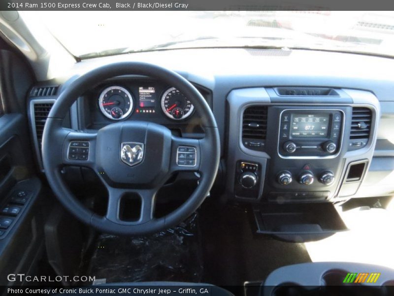 Black / Black/Diesel Gray 2014 Ram 1500 Express Crew Cab