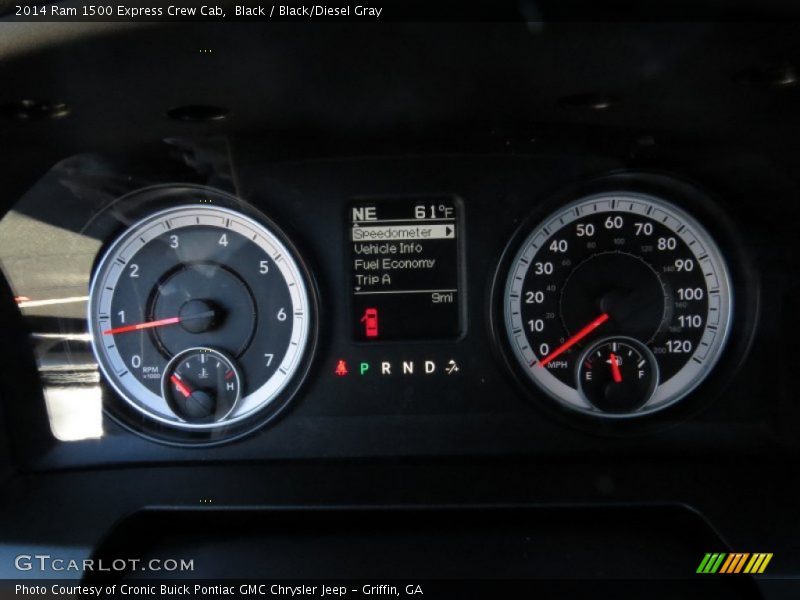 Black / Black/Diesel Gray 2014 Ram 1500 Express Crew Cab