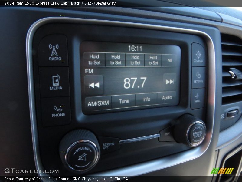 Black / Black/Diesel Gray 2014 Ram 1500 Express Crew Cab
