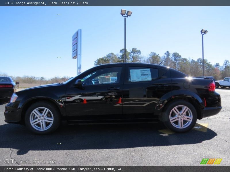 Black Clear Coat / Black 2014 Dodge Avenger SE