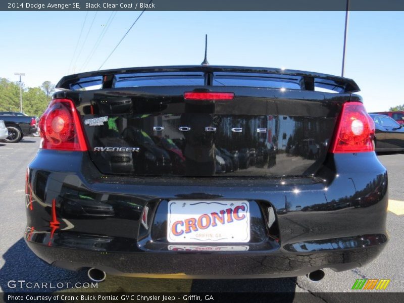 Black Clear Coat / Black 2014 Dodge Avenger SE