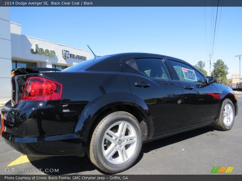 Black Clear Coat / Black 2014 Dodge Avenger SE