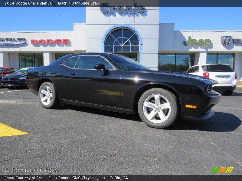 Black / Dark Slate Gray 2014 Dodge Challenger SXT