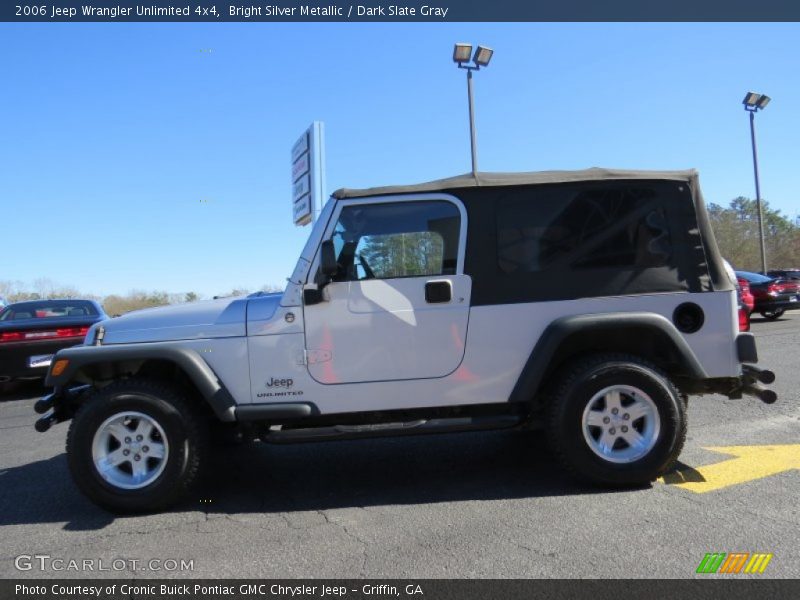 Bright Silver Metallic / Dark Slate Gray 2006 Jeep Wrangler Unlimited 4x4