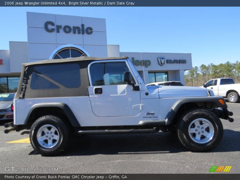 Bright Silver Metallic / Dark Slate Gray 2006 Jeep Wrangler Unlimited 4x4