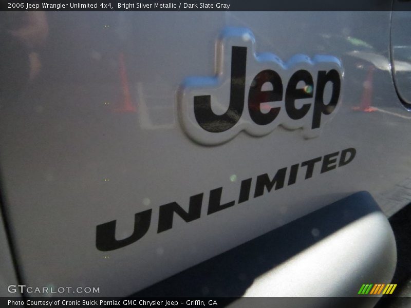 Bright Silver Metallic / Dark Slate Gray 2006 Jeep Wrangler Unlimited 4x4
