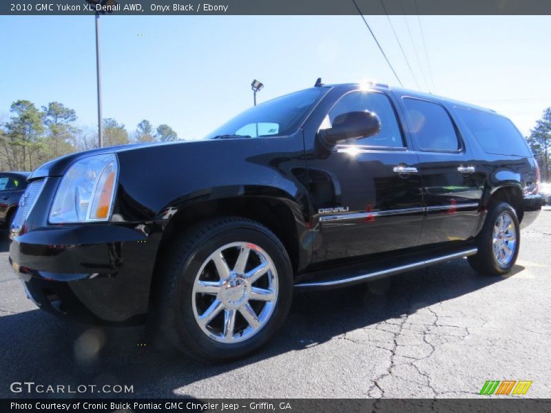 Onyx Black / Ebony 2010 GMC Yukon XL Denali AWD