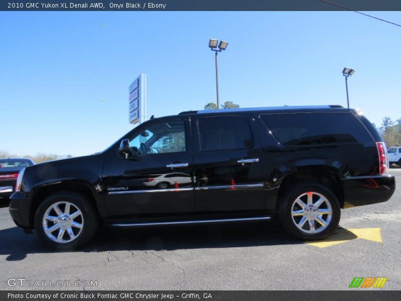 Onyx Black / Ebony 2010 GMC Yukon XL Denali AWD